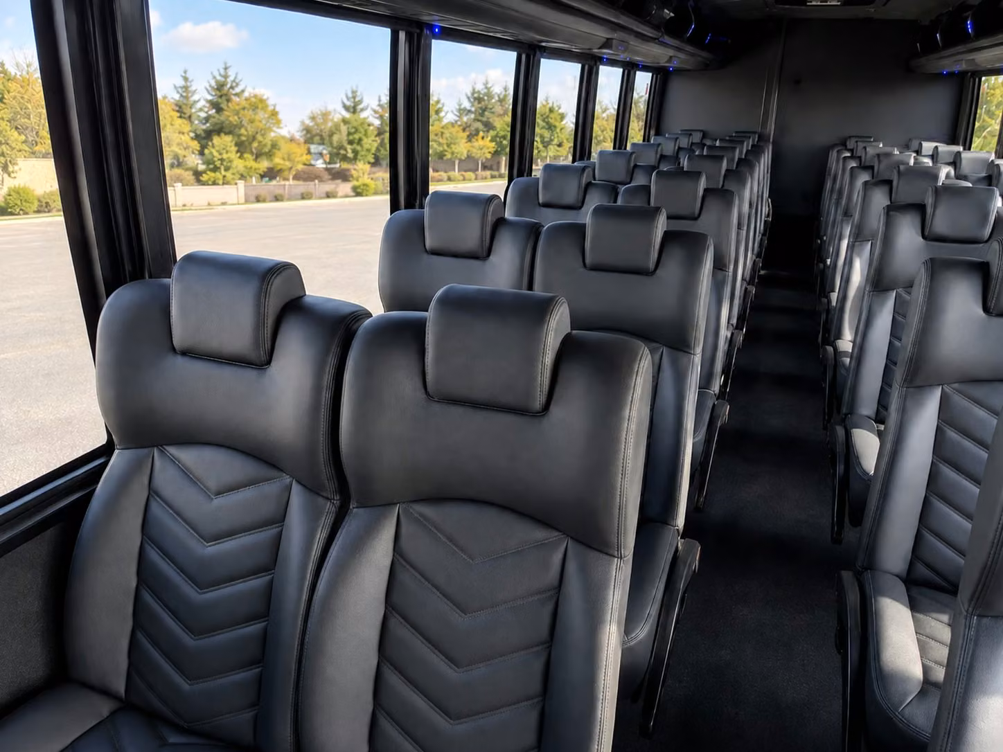 18 passenger minibus inside